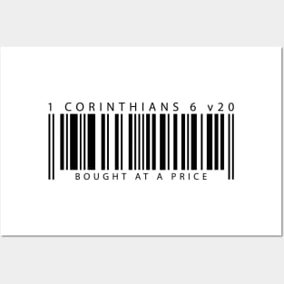 Bought at a Price, 1 Corinthians 6:20 Posters and Art